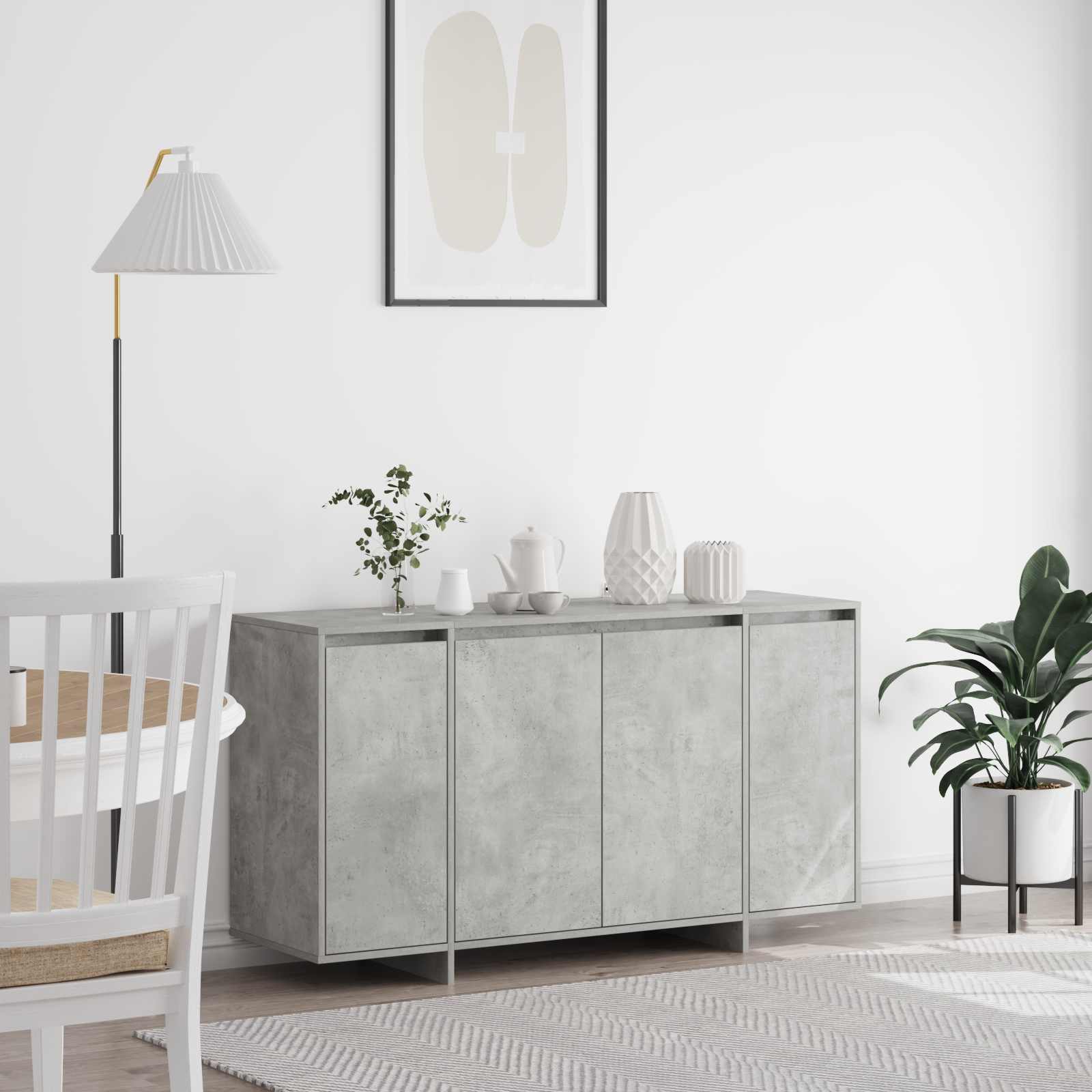 Kõide Betoonhall 135 x 41 x 75 cm Tehispuit