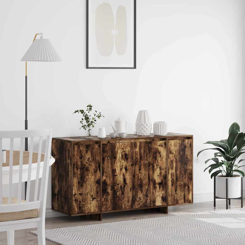 Suitsutatud tamme söögikapp Suitsutatud tamm Puit 135 x 41 x 75 cm