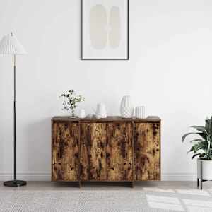 Servírovací skříň Kouřový dub 120 x 41 x 75 cm Kompozitní dřevo - obrázek 4