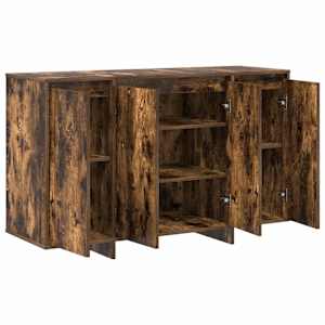 Servírovací skříň Kouřový dub 120 x 41 x 75 cm Kompozitní dřevo - obrázek 5