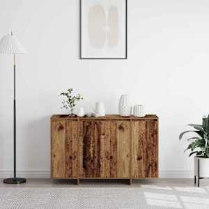 Servírovací skříň Staré dřevo 120 x 41 x 75 cm Kompozitní dřevo - obrázek 4