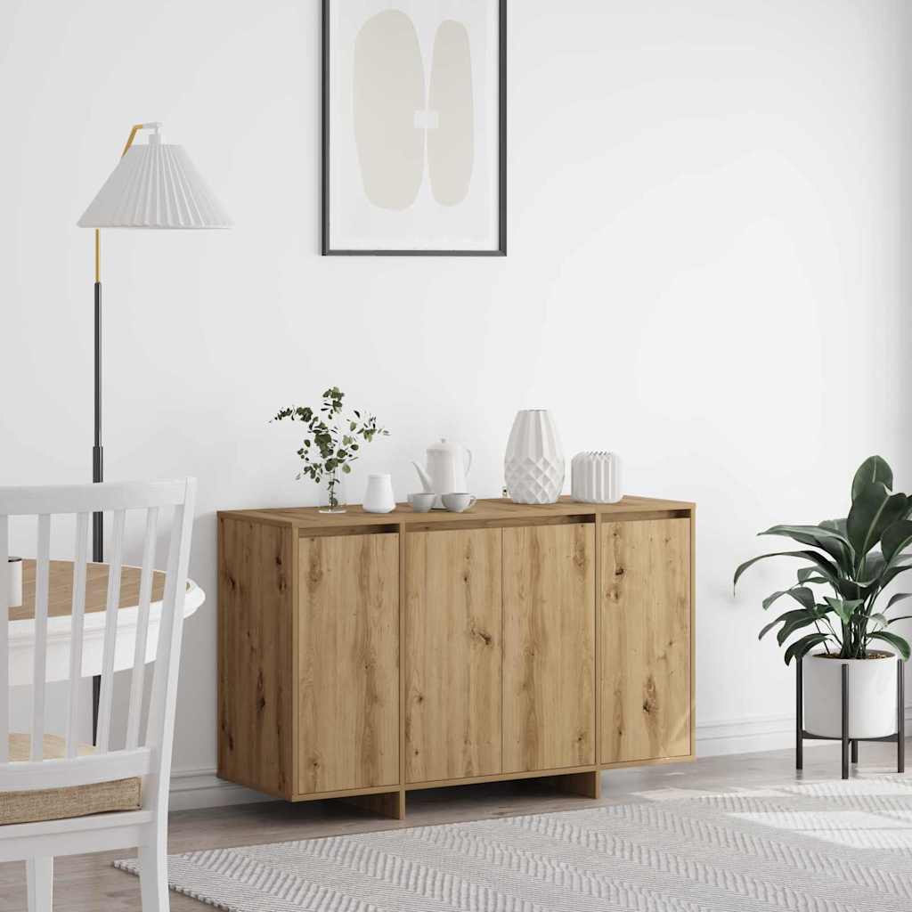 vidaXL Eichen Sideboard Artisan Eiche Holzwerkstoff 120 x 41 x 75 cm