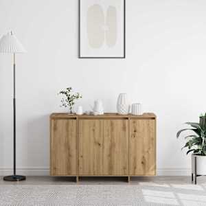 Servírovací skříň dub artisan 120 x 41 x 75 cm Kompozitní dřevo - obrázek 4