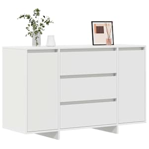 Servírovací skříň Bílá 120 x 41 x 75 cm kompozitní dřevo - obrázek 3