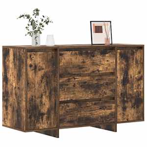 Servírovací skříň Kouřový dub 120 x 41 x 75 cm kompozitní dřevo - obrázek 3