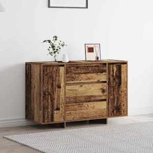 Servírovací skříň Staré dřevo 120 x 41 x 75 cm kompozitní dřevo - obrázek 1