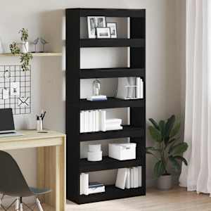 Knjigovni omar Črna Orehovina 80 x 30 x 198 cm Konstruiran les