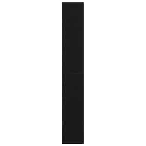 Knihovna s policí Černý dub 80 x 30 x 198 cm kompozitní dřevo - obrázek 6