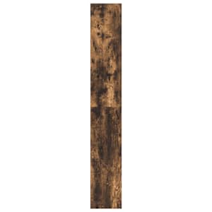Knihovna Kouřový dub 100 x 30 x 198 cm kompozitní dřevo - obrázek 6