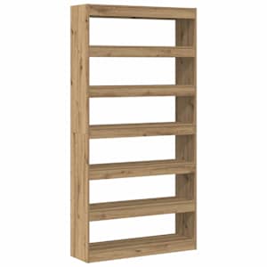 vidaXL Raamaturiiul 6 tasandit 100 x 30 x 198 cm Tehispuit