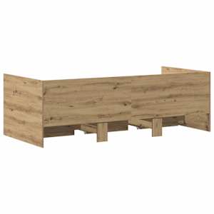 Daybed s čelo Artisanový dub 90 x 190 cm kompozitní dřevo - obrázek 6