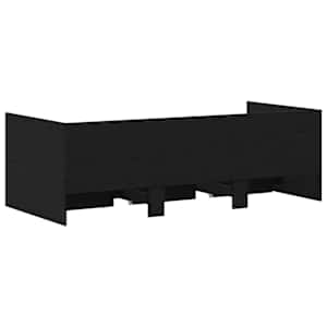 Daybed s čelo Černý dub 90 x 190 cm kompozitní dřevo - obrázek 6