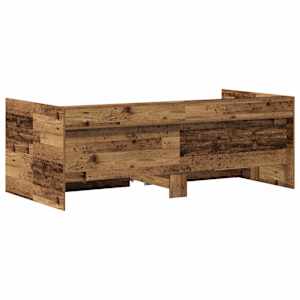 Daybed s čelo Staré dřevo 90 x 190 cm kompozitní dřevo - obrázek 6