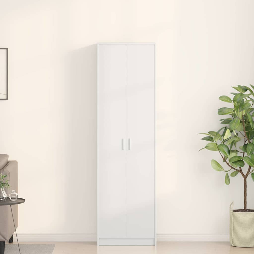 Šatník Biely 55x25x189 cm z drevotriesky 3334008