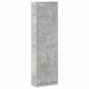 vidaXL Garderoobikapp Betoonhall 55 x 25 x 189 cm Tehispuit