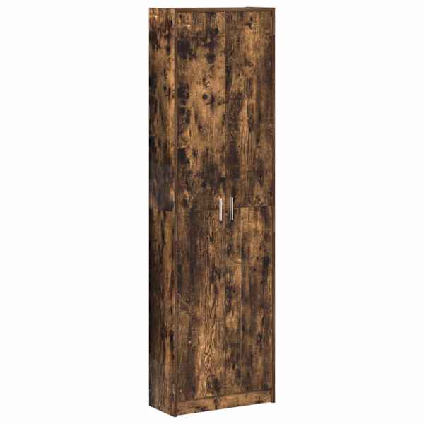 vidaXL Garderoobikapp Suitsetatud tamm 55 x 25 x 189 cm Tehispuit