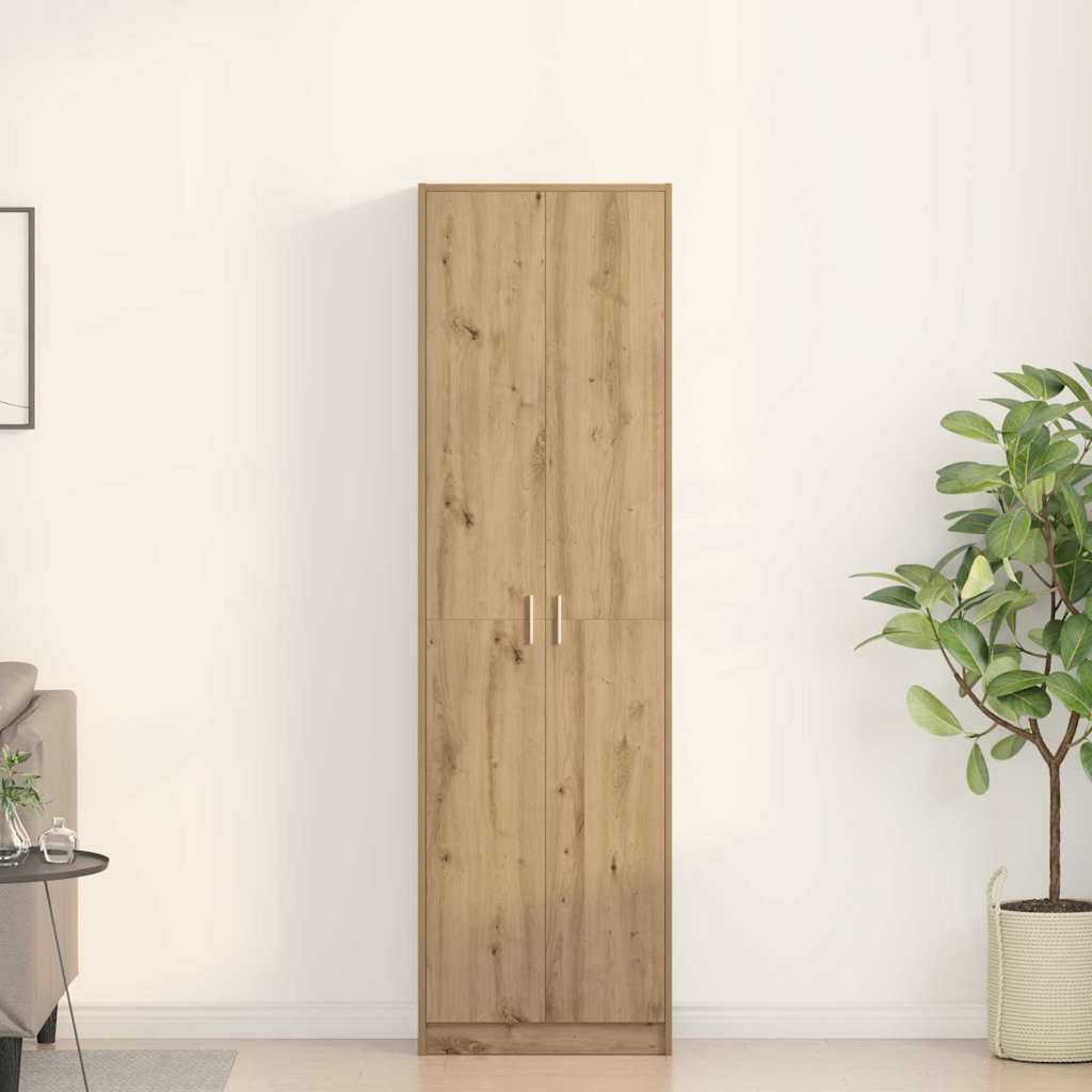 Skriňa z dubovej masívy 55x25x189 cm z kompozitného dreva 3334016