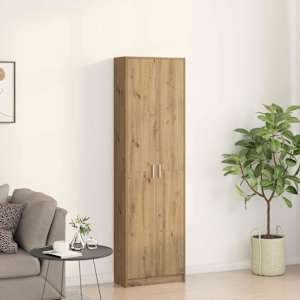 Šatní skříň Artisanový dub 55 x 25 x 189 cm kompozitní dřevo - obrázek 4