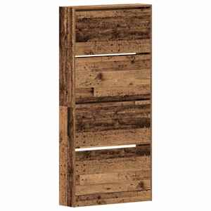 vidaXL Kinga kapp 80 x 21 x 163,5 cm Tehispuit Vana puit