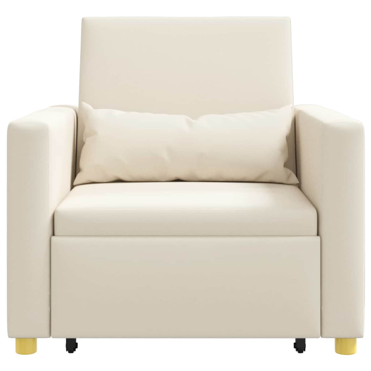 Utrækkelig sovesofa enkelt 90 x 165 x 87 cm Stof - Billede 5