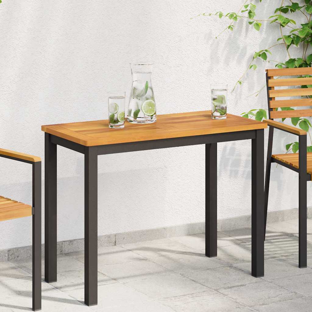 Tischplatte 80x40x2,2 cm rechteckige Tischplatte aus massivem Teakholz