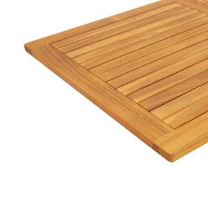 Deska stolu Přírodní olej 120 x 70 x 2 cm Masivní akátové dřevo - obrázek 7