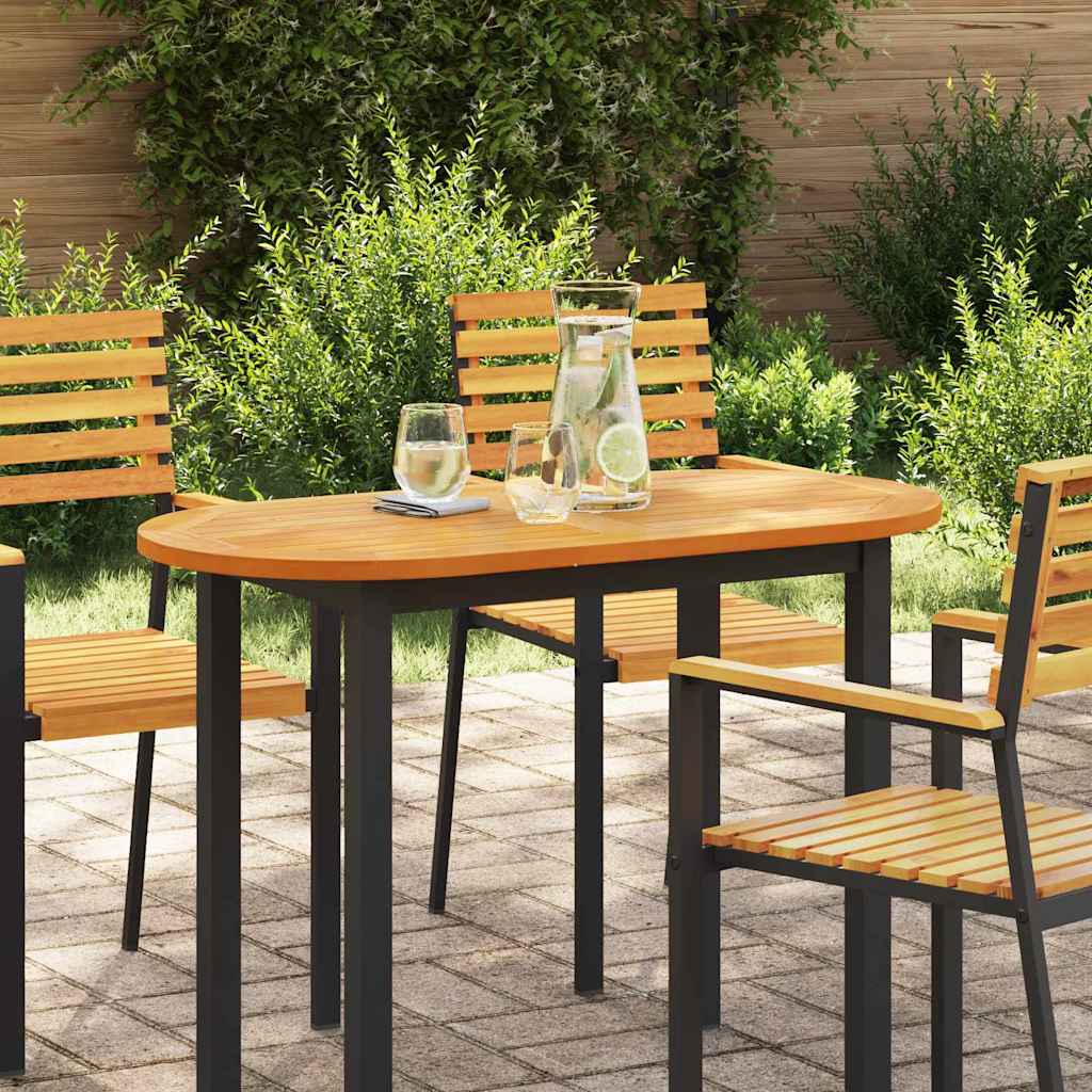 Tischplatte 100x50x2.2 cm ovale massive Akazie