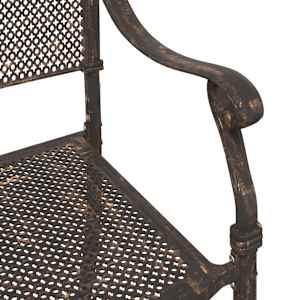 Zahradní křeslo 2 pcs Bronzová 55 x 55 x 92,5cm Hliník - obrázek 8