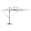vidaXL P&auml;ikesevari LED -ribatuledega Liivakarva 286 x 284 x 270 cm