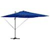 vidaXL P&auml;ikesevari LED -ribatuledega Sinine Azure 286 x 284 x 270 cm
