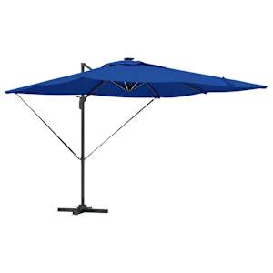 vidaXL P&auml;ikesevari LED -ribatuledega Sinine Azure 286 x 284 x 270 cm