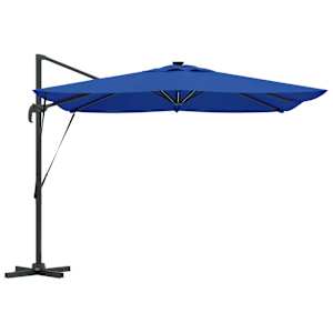 Slunečník Azur blue 286 x 284 x 270 cm Hliník a polyester - obrázek 7