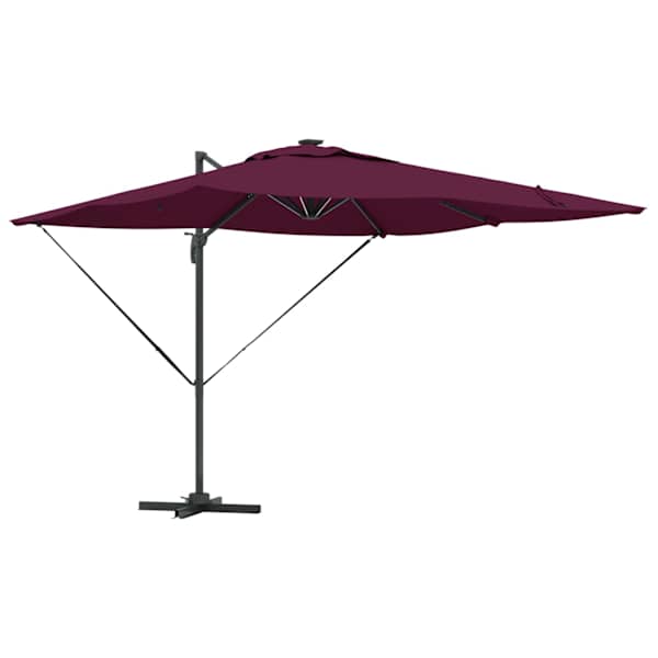 vidaXL P&auml;ikesevari Bordeaux punane 286 x 284 x 270 cm