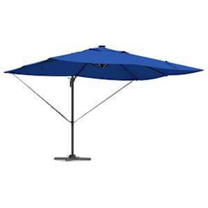 Slunečník 352 x 251 x 265 cm Polyester a hliník Azurblau - obrázek 3