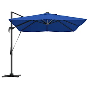 Slunečník 352 x 251 x 265 cm Polyester a hliník Azurblau - obrázek 7
