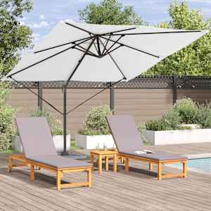 Roma Parasol Béžová 286 x 284 x 265 cm Hliník a polyester - obrázek 4