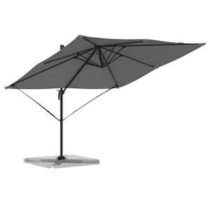 Roma Parasol Antracit 286 x 284 x 265 cm Hliník a polyester - obrázek 3