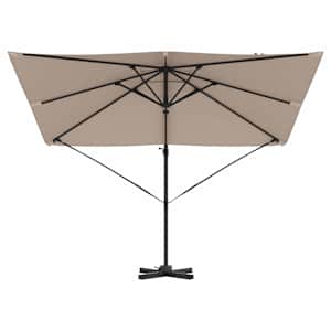 Roma Parasol Taupe 286 x 284 x 265 cm Hliník a polyester - obrázek 5