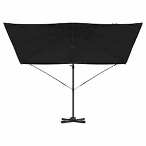 Roma Parasol Černá 286 x 284 x 265 cm Hliník a polyester - obrázek 5