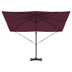 Roma Parasol Červená 286 x 284 x 265 cm Hliník a polyester - obrázek 5