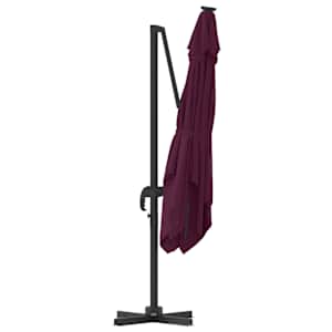Roma Parasol Červená 286 x 284 x 265 cm Hliník a polyester - obrázek 7