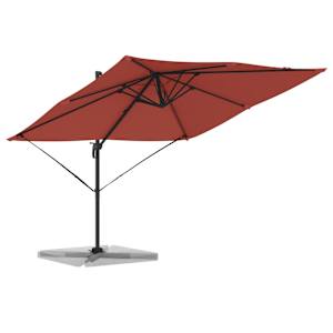 Roma Parasol Červená 286 x 284 x 265 cm Hliník a polyester - obrázek 3