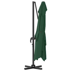 Slunečník Zelená 351 x 250 x 260 cm Polyester a hliník - obrázek 7