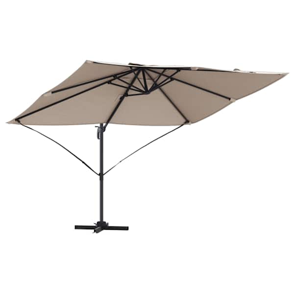 vidaXL P&auml;ikesevari 351 x 250 x 260 cm Pol&uuml;ester ja alumiinium