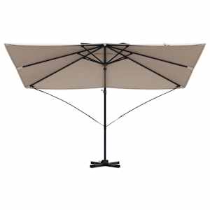 Slunečník Taupe 351 x 250 x 260 cm Polyester a hliník - obrázek 5