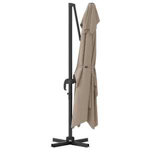 Slunečník Taupe 351 x 250 x 260 cm Polyester a hliník - obrázek 7