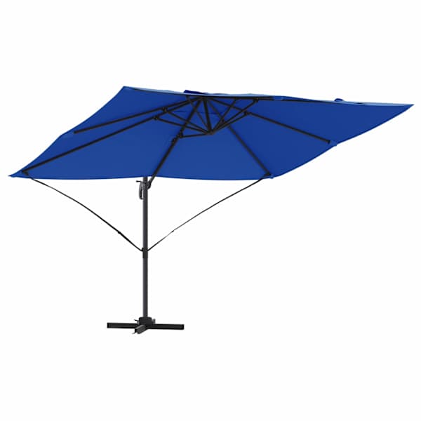 vidaXL P&auml;ikesevari 351 x 250 x 260 cm Pol&uuml;ester ja alumiinium Azurblau