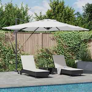 Roma Parasol Béžová 286 x 284 x 270 cm Hliník a polyester - obrázek 1
