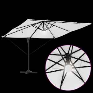 Roma Parasol Béžová 286 x 284 x 270 cm Hliník a polyester - obrázek 11