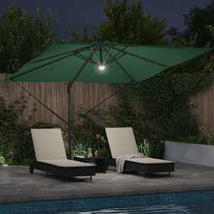 Roma Parasol Zelená 286 x 284 x 270 cm Hliník a polyester - obrázek 4